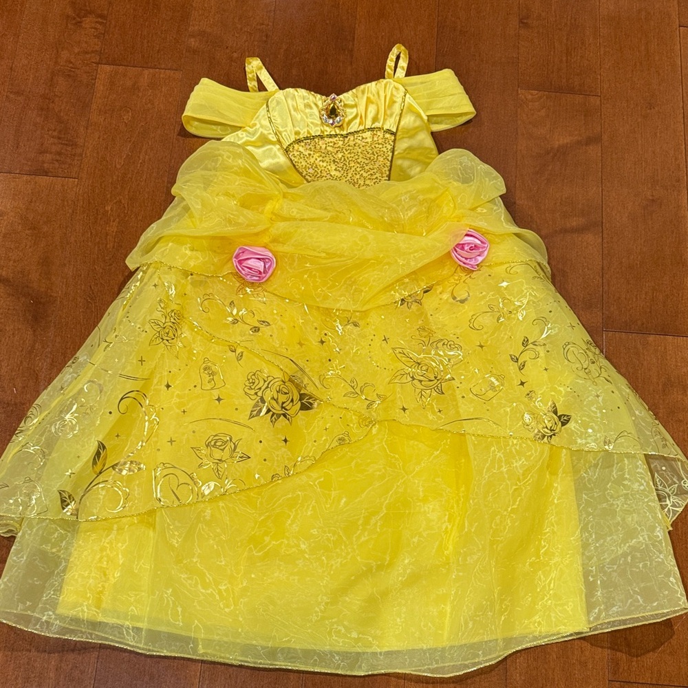Belle Disney Yellow Dress with White Label